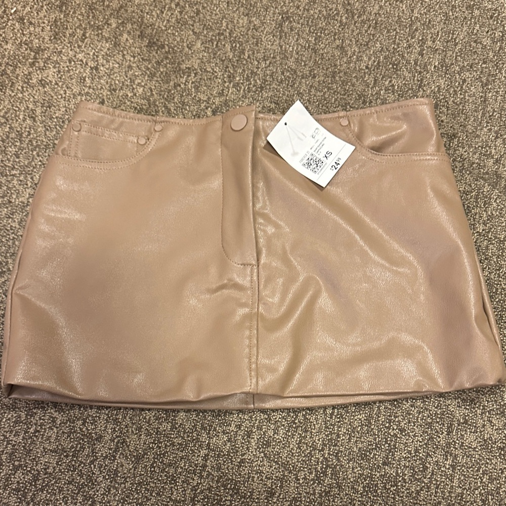Brand new with tags leather skirt